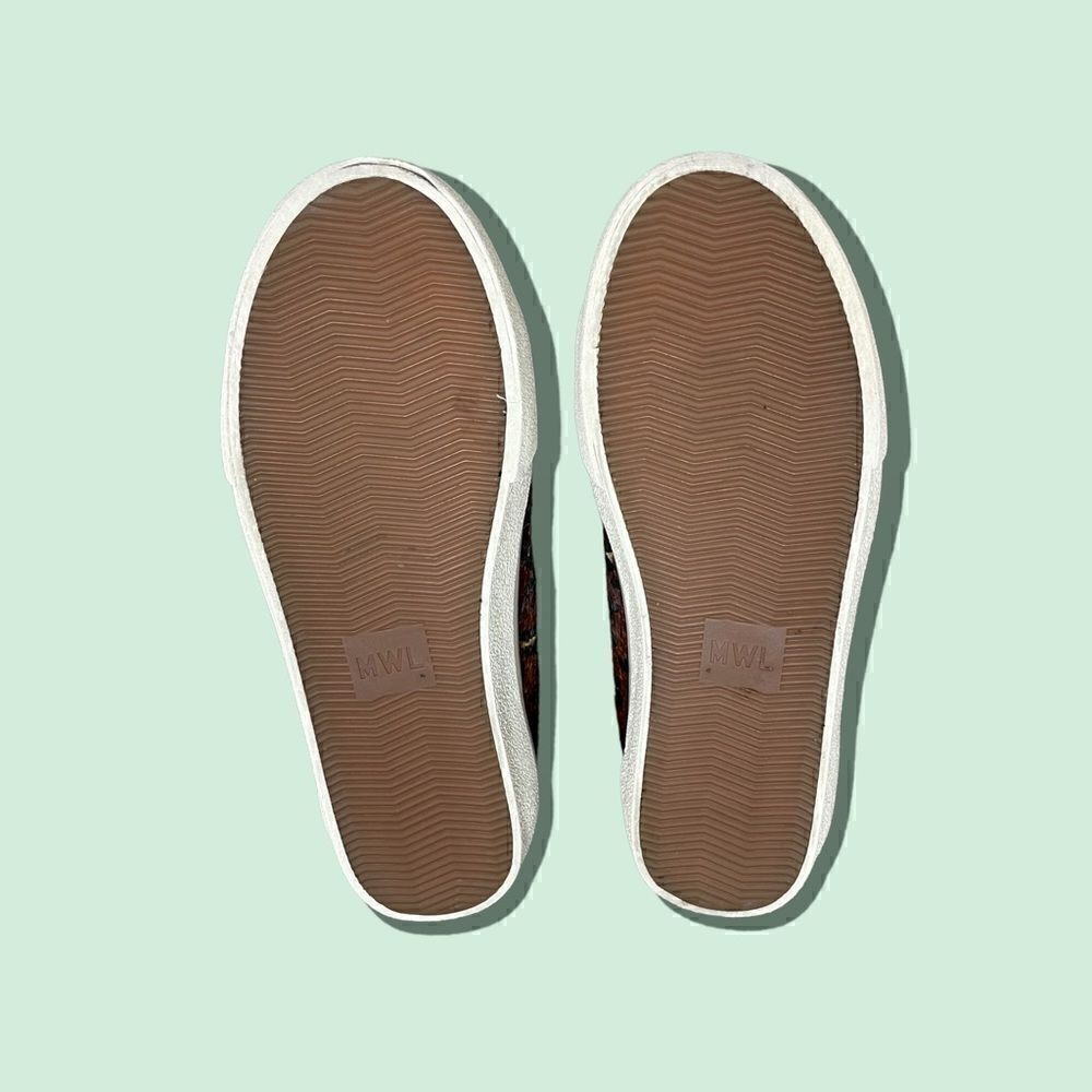 Madewell Low Top Sneakers in Painted Leopard Colorblock Calf Hair - Picture 8 of 14
